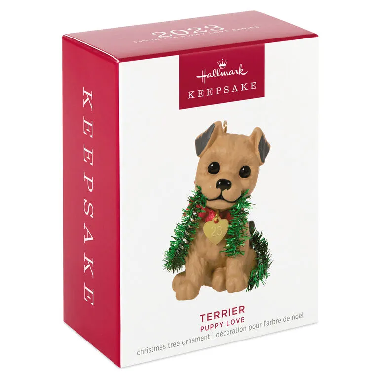 Hallmark Puppy Love Terrier 2023 Ornament - Image 4
