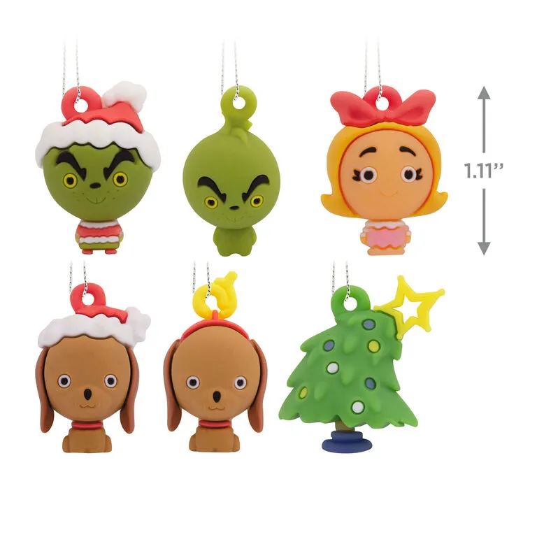 Mini Dr. Seuss's How The Grinch Stole Christmas!™ Shatterproof Hallmark Ornaments, Set Of 6 - Image 3