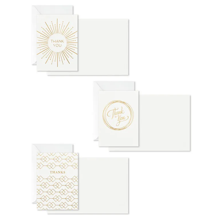 Hallmark Elegant Dimensions Boxed Blank Thank-You Notes Assortment, Pack Of 120 - Image 2