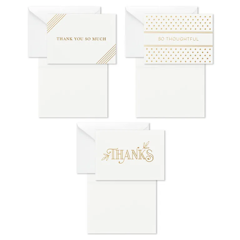 Hallmark Elegant Dimensions Boxed Blank Thank-You Notes Assortment, Pack Of 120 - Image 3