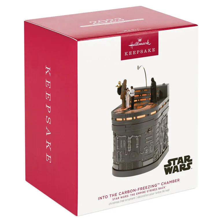 Hallmark Star Wars: The Empire Strikes Back™ Into The Carbon-Freezing™ Chamber Ornament With Light, Sound And Motion - Image 4