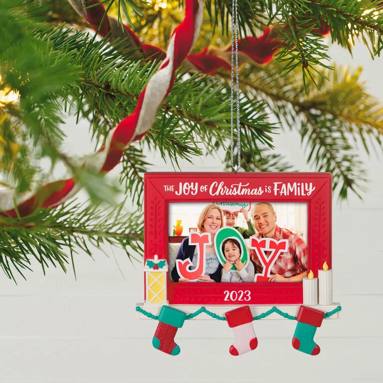 Hallmark Family Joy 2023 Photo Frame Ornament - Image 2