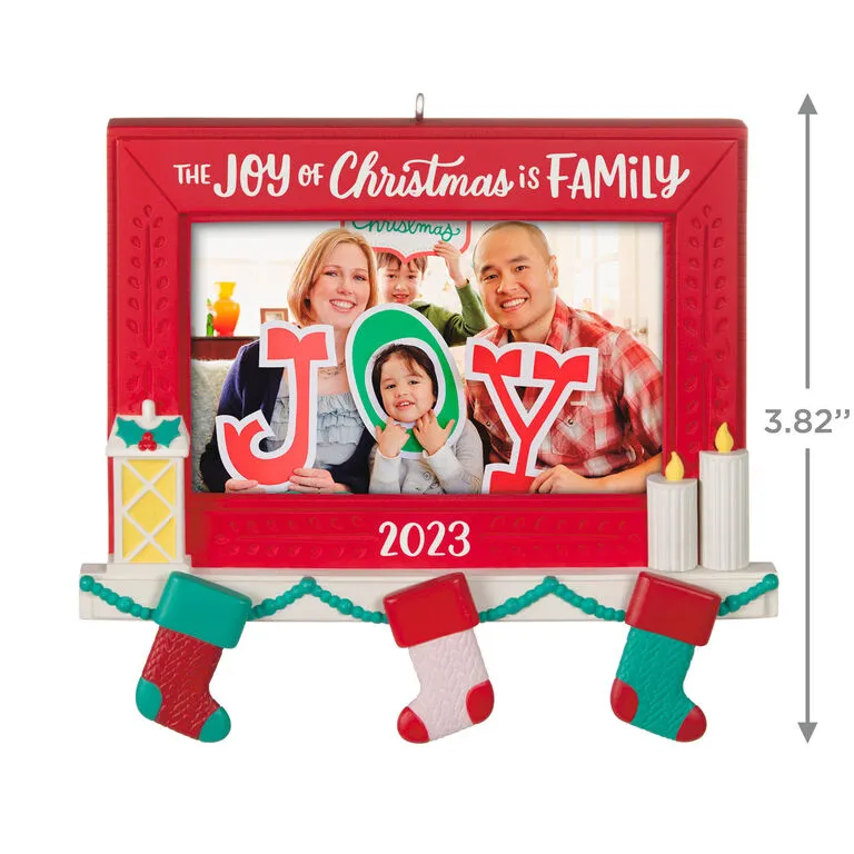 Hallmark Family Joy 2023 Photo Frame Ornament - Image 3