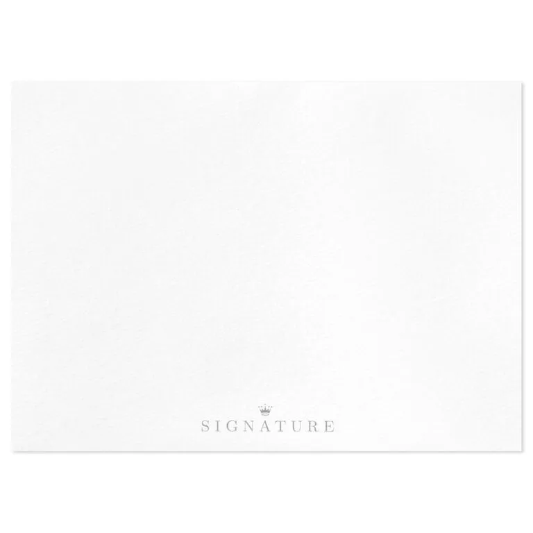 Hallmark Floral Laser Foil Heart Blank Note Cards, Box Of 8 - Image 5