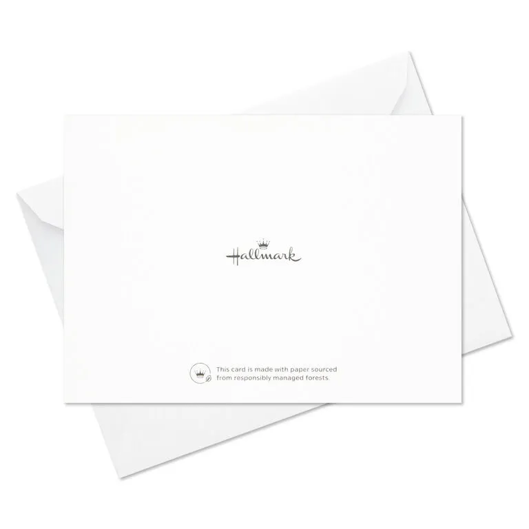 Hallmark Ivory Floral Flat Note Cards In Caddy, Box Of 40 - Image 7