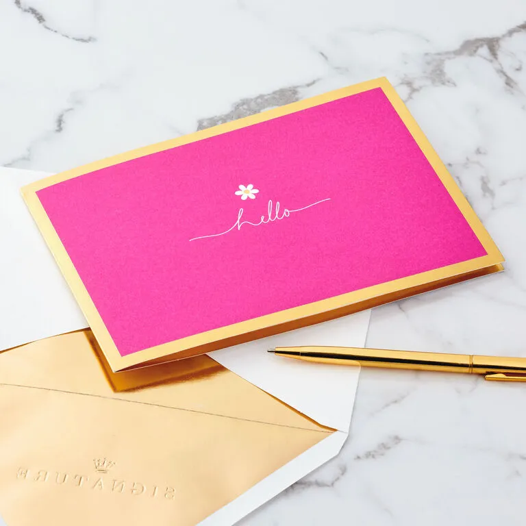 Hallmark Happy Thoughts Flower Bouquet 3D Pop-Up Thinking Of You Card - Image 7