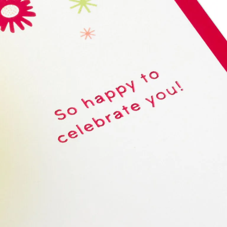 Hallmark Here's To You Cocktail Toast 3D Pop-Up Card - Image 3