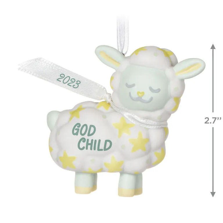 Hallmark Godchild 2023 Porcelain Ornament - Image 3