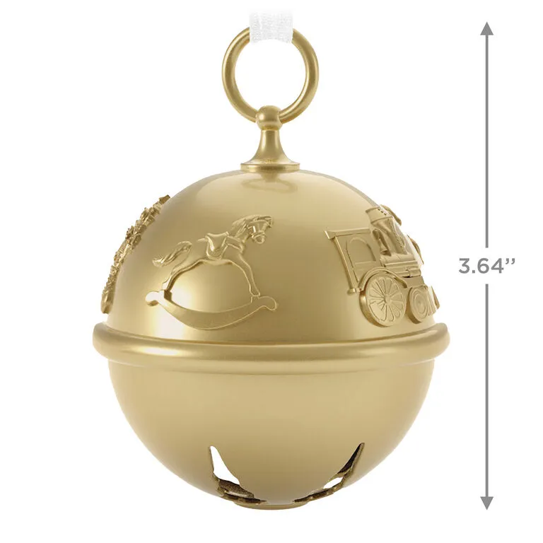 Hallmark 50th Anniversary Ring In The Season Special Edition Metal Bell Ornament - Image 3