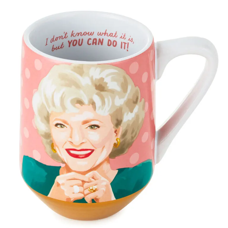 Hallmark Rose The Golden Girls You Can Do It Mug, 15 Oz. - Image 3
