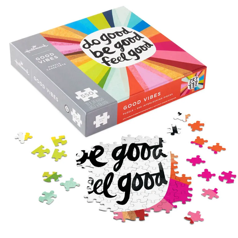 Hallmark Good Vibes 550-Piece Jigsaw Puzzle - Image 2