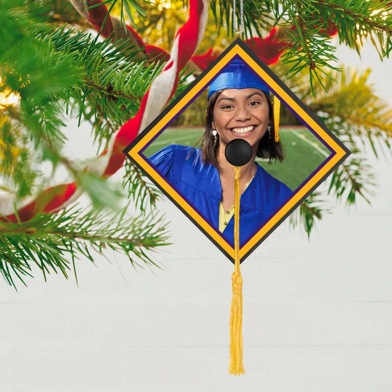 Hallmark Graduation Cap Photo Personalized Ornament - Image 2
