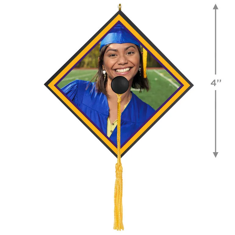 Hallmark Graduation Cap Photo Personalized Ornament - Image 3