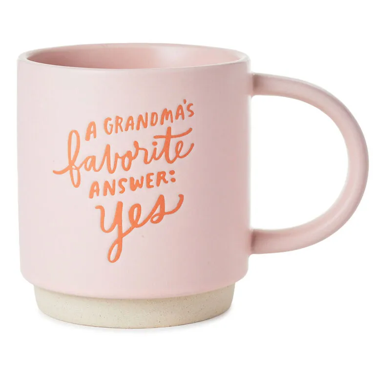 Hallmark Grandma's Favorite Answer Mug, 16 Oz.
