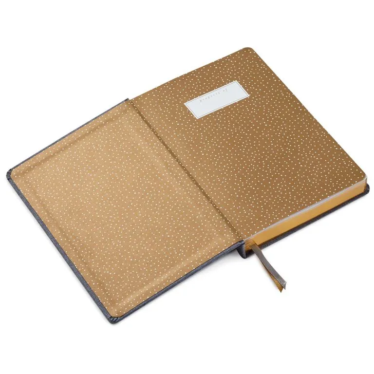 Hallmark Grey Chambray Dear Self Pencils Notebook - Image 2