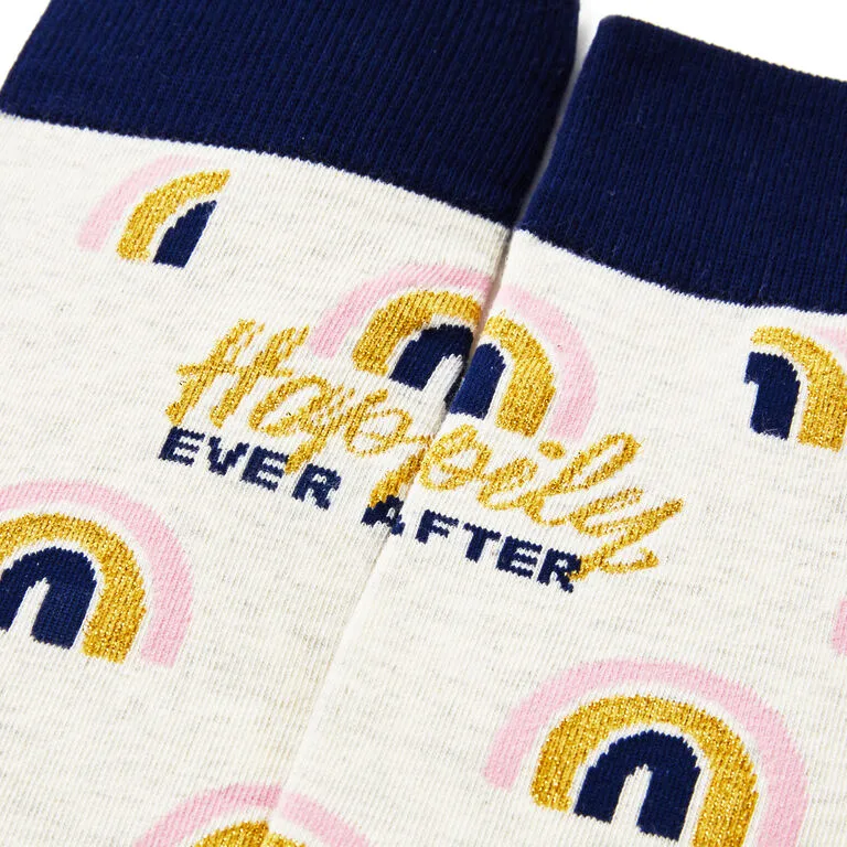 Hallmark Channel Happily Ever After Novelty Crew Socks - Image 3