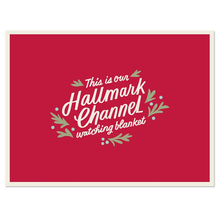 Hallmark Channel Red Oversized Blanket, 60x80 - Image 4