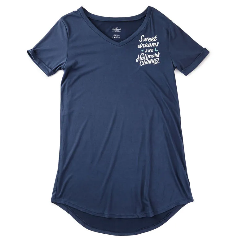 Hallmark Channel Sweet Dreams Women's Sleep Shirt, S/M