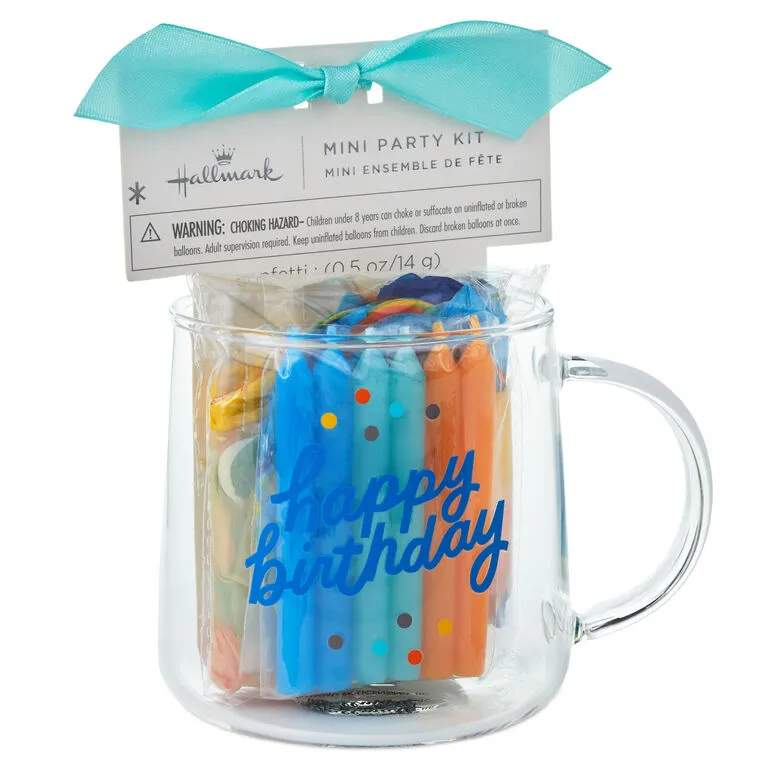 Hallmark Happy Birthday Glass Mug Party Kit - Image 2