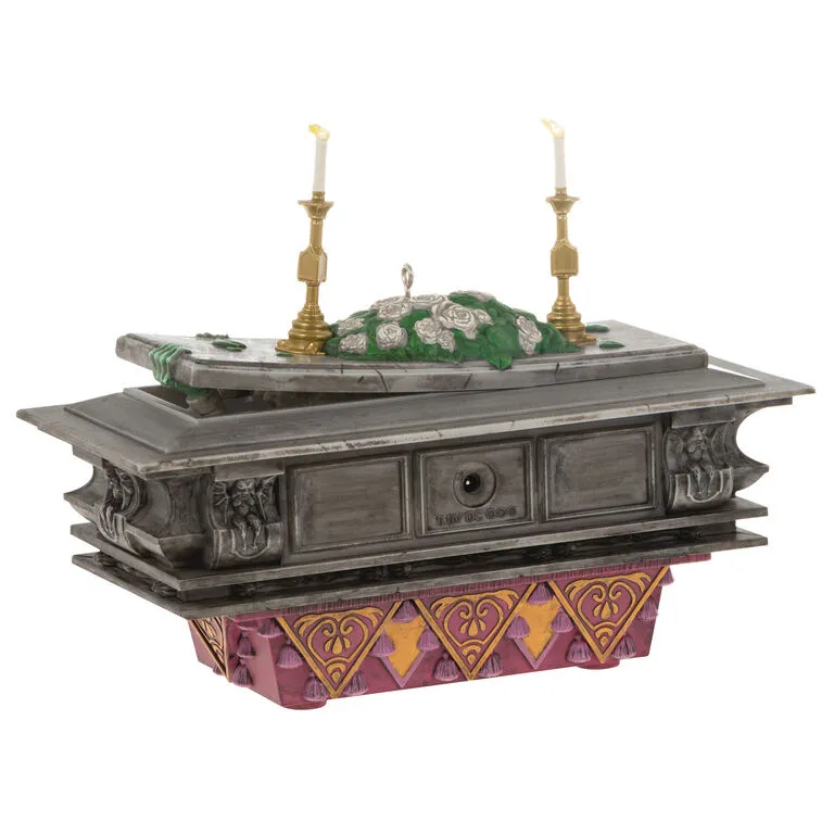 Hallmark Disney The Haunted Mansion Collection The Coffin In The Conservatory Ornament With Light And Sound - Image 6