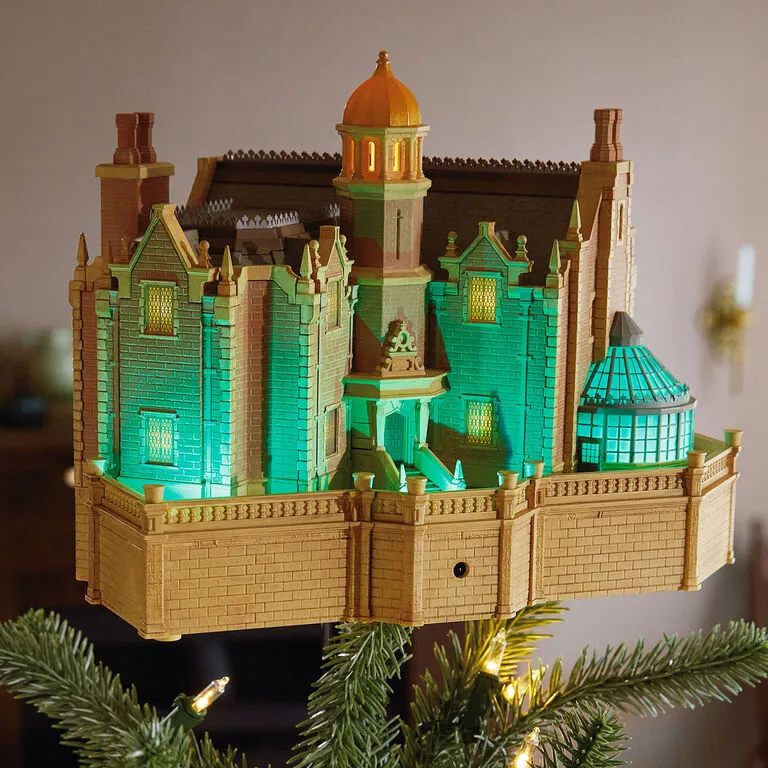 Hallmark Disney The Haunted Mansion Collection The Haunted Mansion Musical Christmas Tree Topper With Light - Image 2