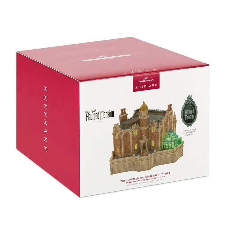 Hallmark Disney The Haunted Mansion Collection The Haunted Mansion Musical Christmas Tree Topper With Light - Image 4