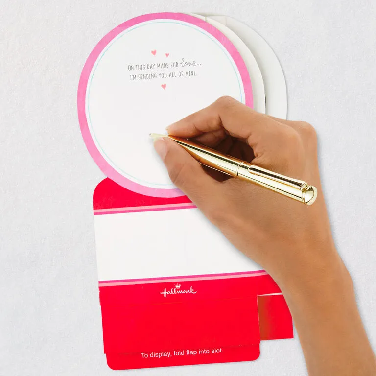 Hallmark All My Love Snow Globe Musical 3D Pop-Up Valentine's Day Card With Motion - Image 6