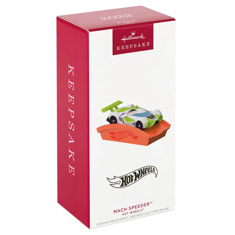 Hallmark Hot Wheels™ Mach Speeder™ Ornament With Light - Image 4