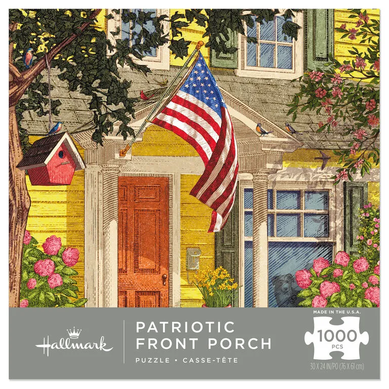 Hallmark Patriotic Front Porch 1,000-Piece Puzzle