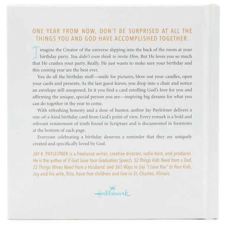 Hallmark If God Wrote Your Birthday Card Book - Image 2