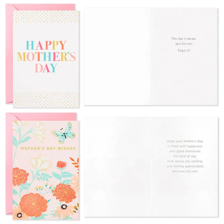 Hallmark Illustrated Floral Assorted Mother's Day Cards, Pack Of 36 - Image 2