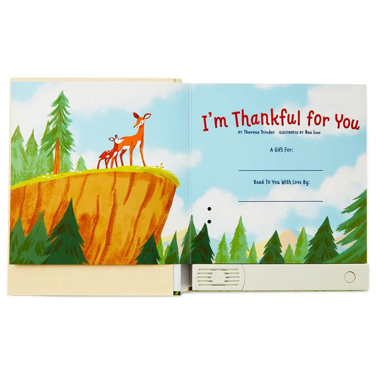 Hallmark I'm Thankful For You Recordable Storybook - Image 2
