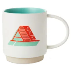 Hallmark Initial Monogram 16 Oz. Mug, A