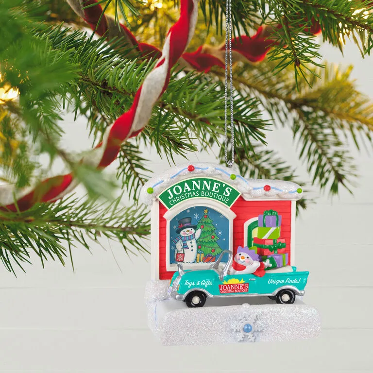 Hallmark Happy Holiday Parade Collection Joanne's Christmas Boutique Musical Ornament With Light - Image 2