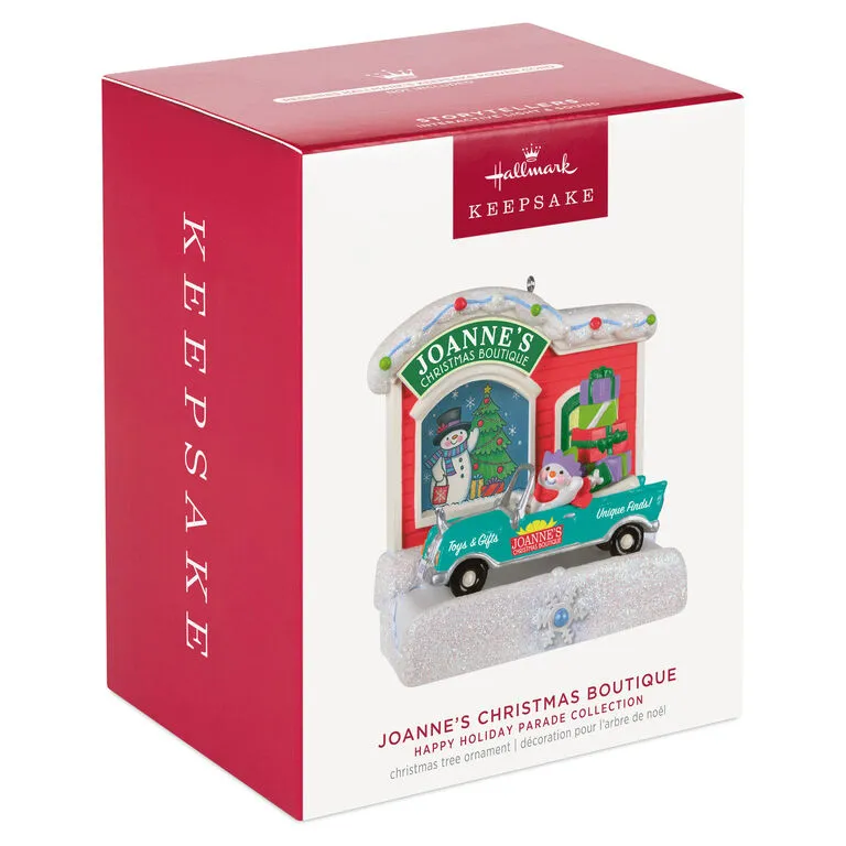 Hallmark Happy Holiday Parade Collection Joanne's Christmas Boutique Musical Ornament With Light - Image 4
