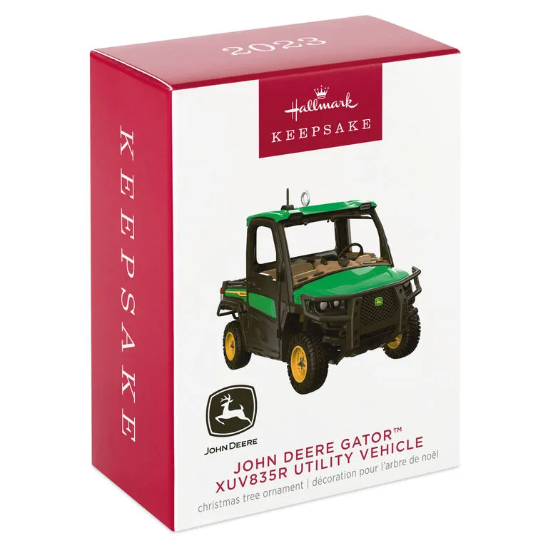 Hallmark John Deere Gator™ XUV835R Utility Vehicle Metal Ornament - Image 4