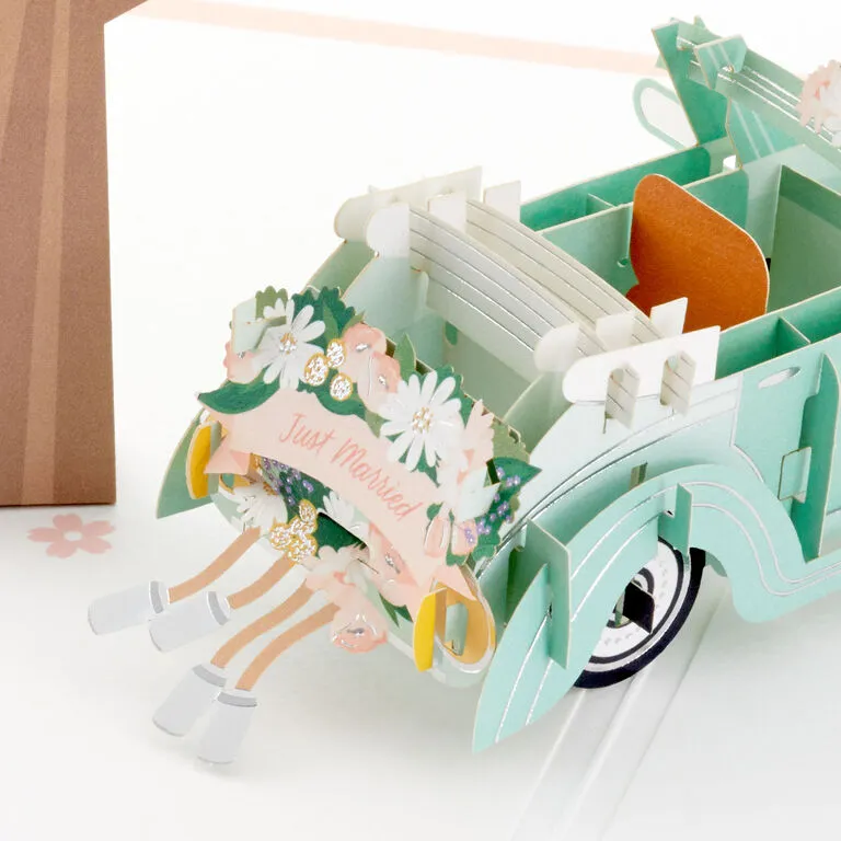 Hallmark Best Wishes For The Road Ahead 3D Pop-Up Wedding Card - Image 5