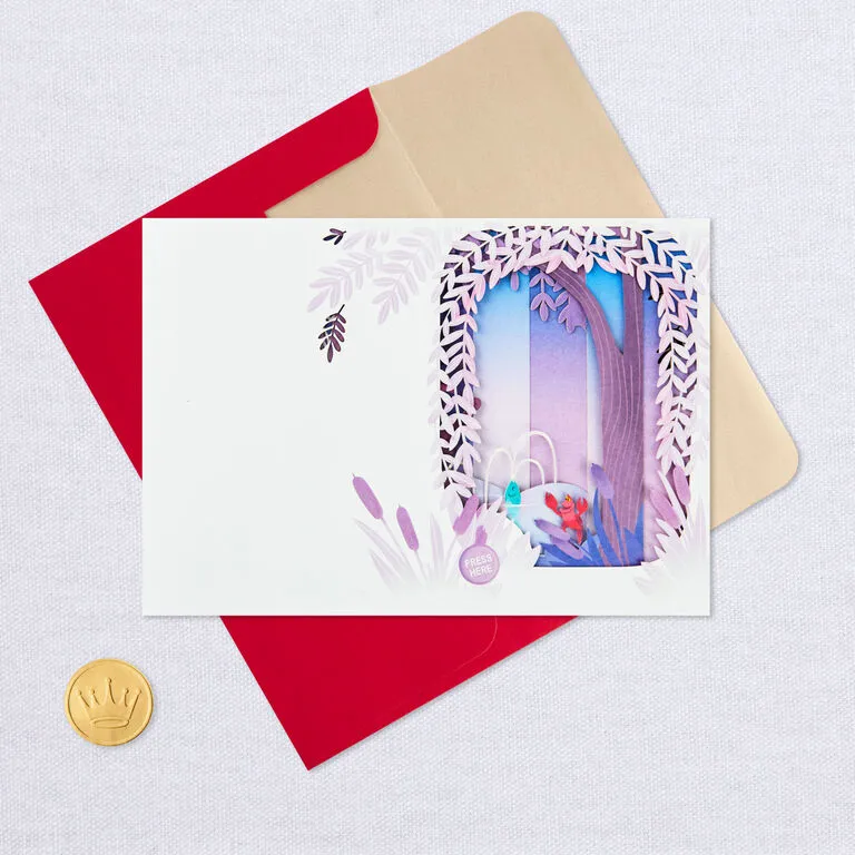 Hallmark Disney The Little Mermaid 3D Pop-Up Musical Valentine's Day Card With Light - Image 5