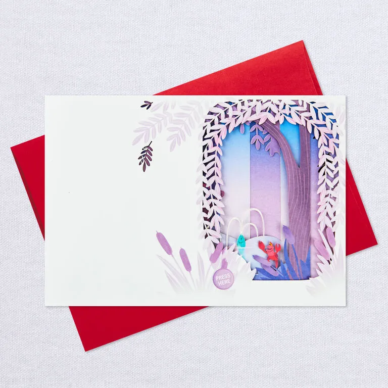 Hallmark Disney The Little Mermaid 3D Pop-Up Musical Valentine's Day Card With Light - Image 7