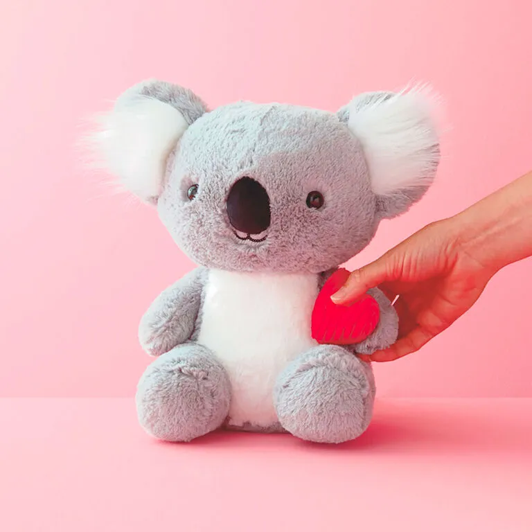 Hallmark Be There When You Can’t Recordable Koala Stuffed Animal With Heart, 11” - Image 2