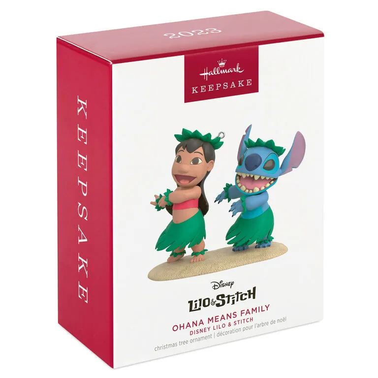 Hallmark Disney Lilo & Stitch Ohana Means Family Ornament - Image 4