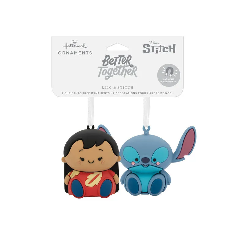 Better Together Disney Lilo & Stitch Magnetic Hallmark Ornaments, Set Of 2 - Image 4