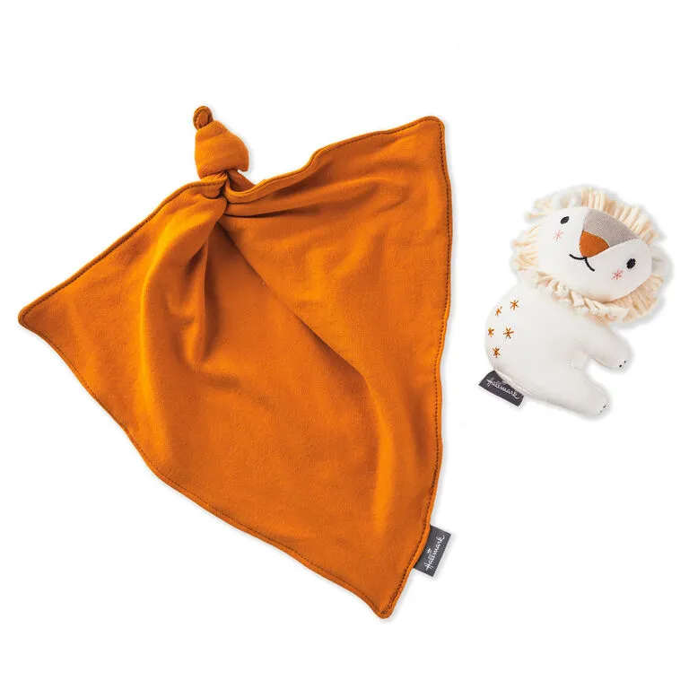 Hallmark The Lion And The Mouse Board Book And Lion Lovey Blanket Set - Image 6