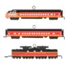 Hallmark Mini Lionel® Milwaukee Road EP-2 Passenger Ornaments, Set Of 3