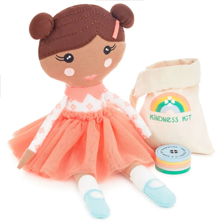 Hallmark Little World Changers⢠And Kind Culture Co. The Doll Kind Dark Skin Girl, 12"