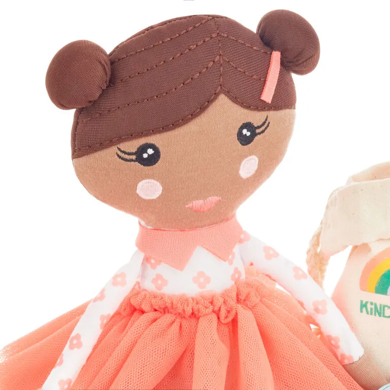Hallmark Little World Changers⢠And Kind Culture Co. The Doll Kind Dark Skin Girl, 12" - Image 2