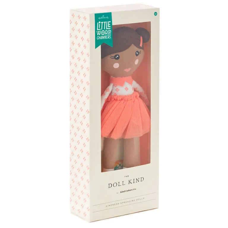 Hallmark Little World Changers⢠And Kind Culture Co. The Doll Kind Dark Skin Girl, 12" - Image 6
