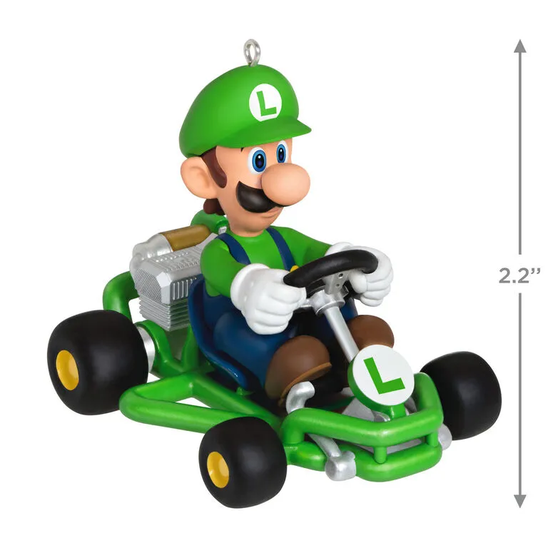 Hallmark Nintendo Mario Kart™ Luigi Ornament - Image 3