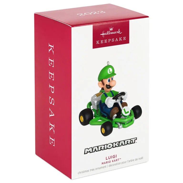Hallmark Nintendo Mario Kart™ Luigi Ornament - Image 4