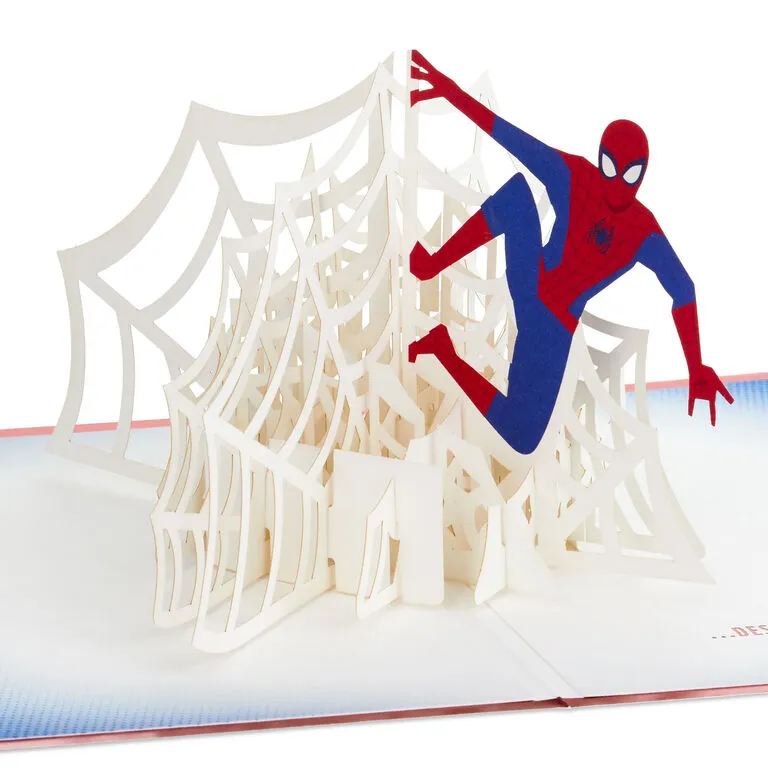 Hallmark Marvel Spider-Man You Deserve An Amazing Day 3D Pop-Up Card